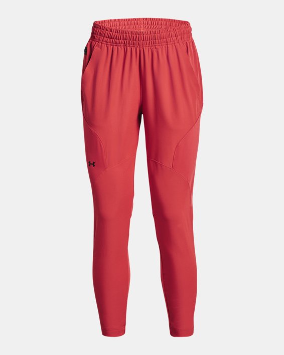 Women's UA Unstoppable Hybrid Pants, Red, pdpMainDesktop image number 6